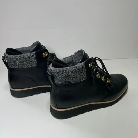 Cole Haan Nantucket Rugged Waterproof Leather Boots Size 10 - Picture 7 of 9